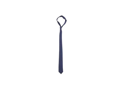 BALENCIAGA Tie "Dark Blue/White"