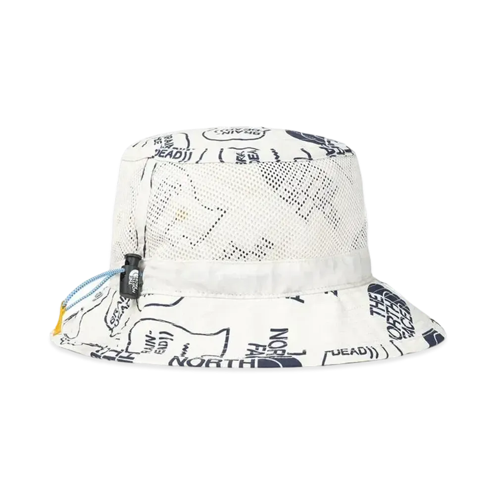 The North Face x Brain Dead Bucket Hat "White"