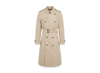 Burberry Kensington Long Cotton Trench "Beige"