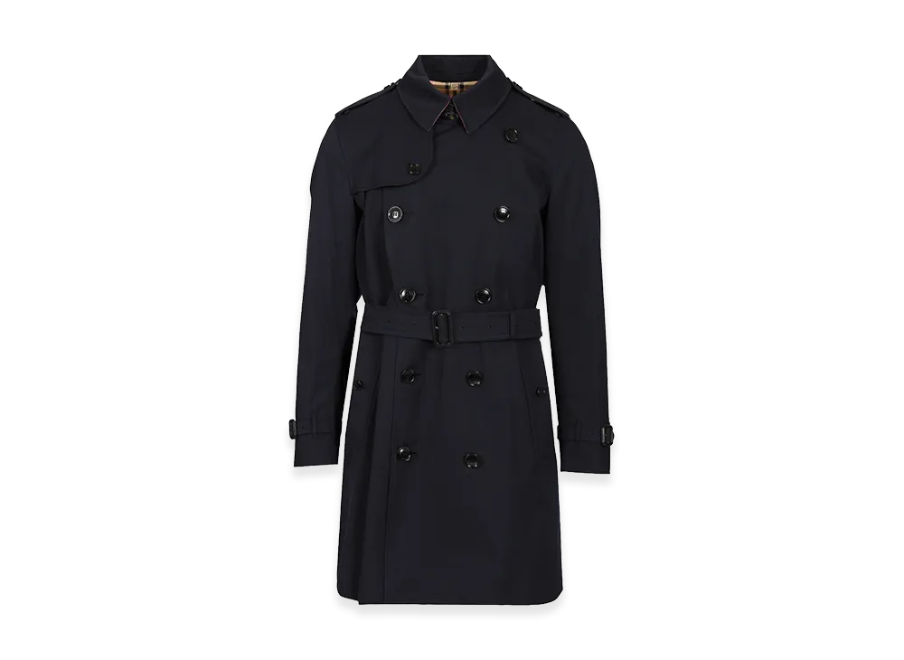 Burberry "The Kensington" Medium Trench "Blue"