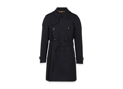 Burberry "The Kensington" Medium Trench "Blue"