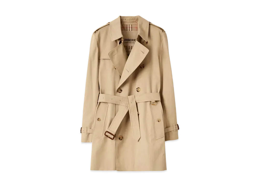 Burberry Short Kensington Heritage Trench Coat "Honey"