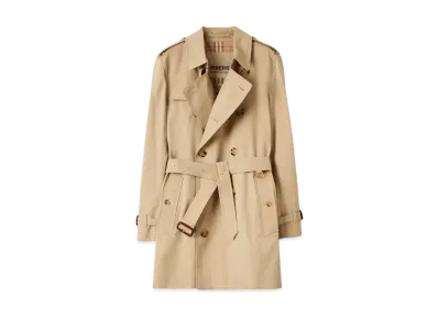 Burberry Short Kensington Heritage Trench Coat "Honey"