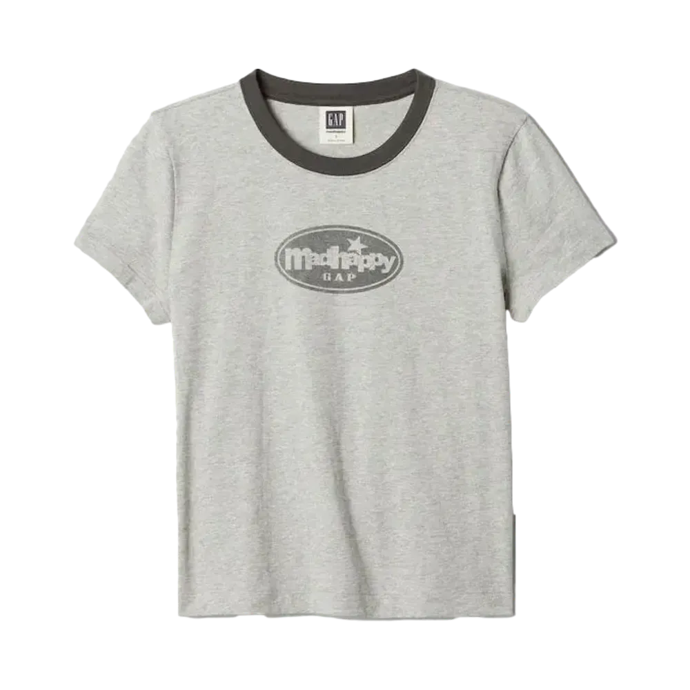 GAP x Madhappy Ringer Pichi Tee "Heather Grey"