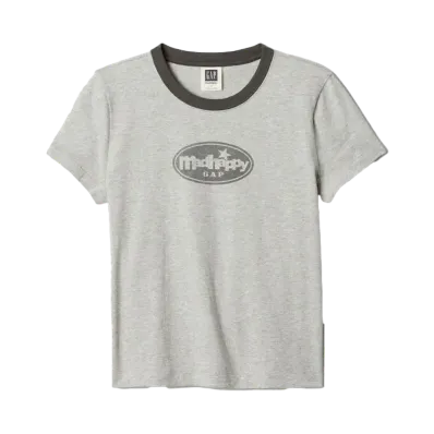 GAP x Madhappy Ringer Pichi Tee "Heather Grey"