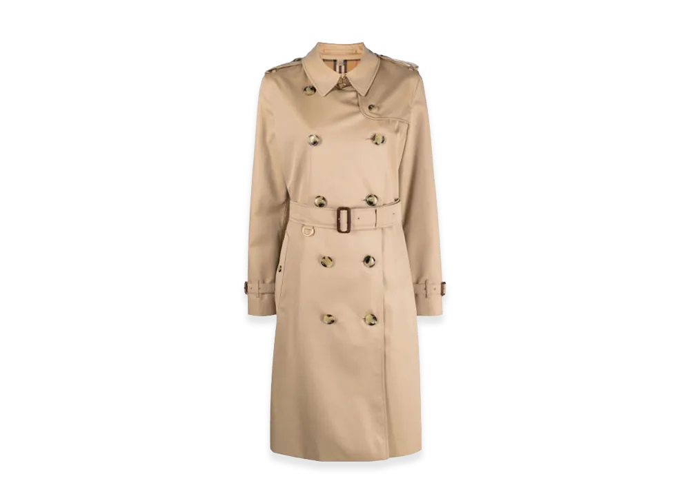 Burberry Women's Cotton Trench Coat "Beige"