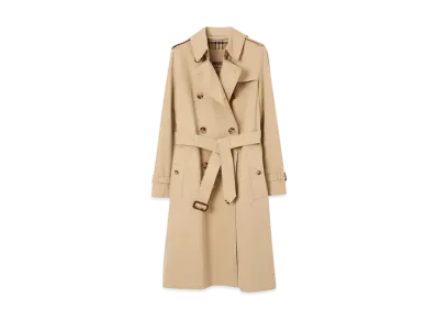Burberry Long Kensington Heritage Trench Coat "Honey"