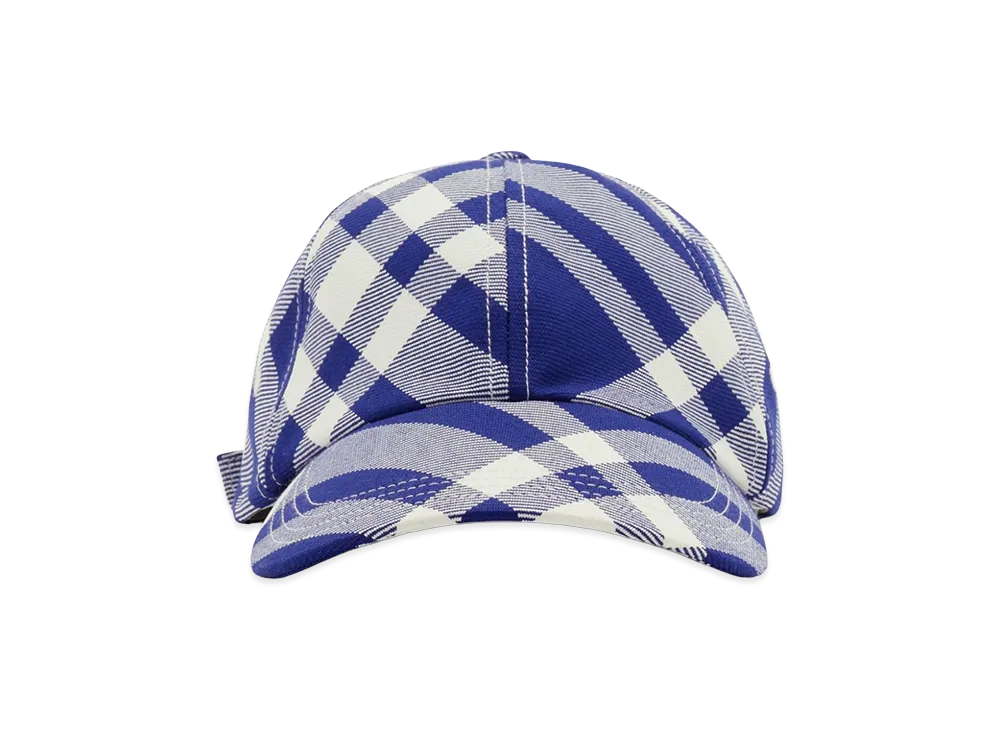 Burberry Women's Embroidered Polyester Blend Baseball Cap "Blue"
