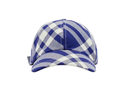 Burberry Women's Embroidered Polyester Blend Baseball Cap "Blue"