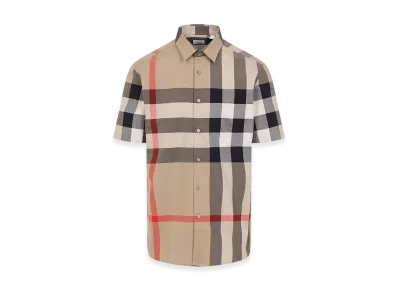 Burberry Summerton Short Sleeve Shirt "Beige"