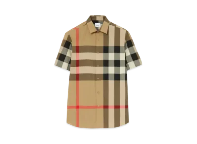 Burberry Check Cotton Shirt "Archive Beige"