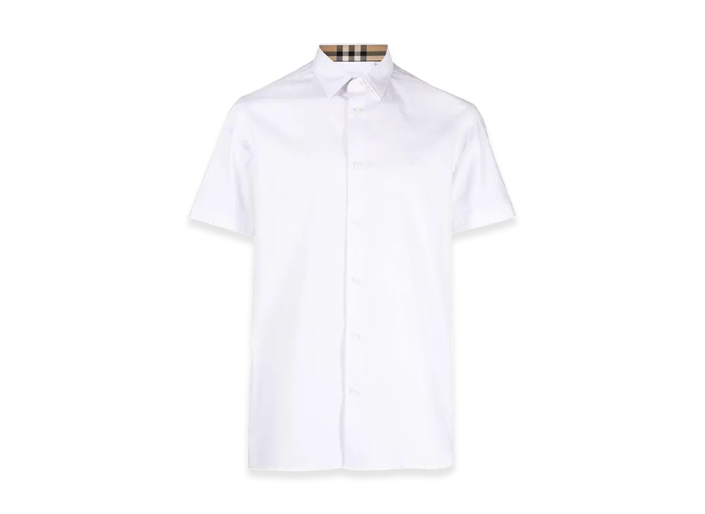 Burberry Stretch Poplin Shirt "White"