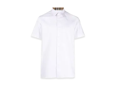 Burberry Stretch Poplin Shirt "White"