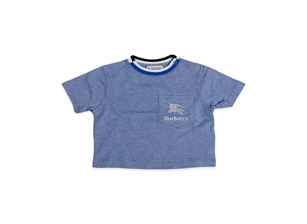 Burberry Kids Jersey T-Shirt "Light Blue"
