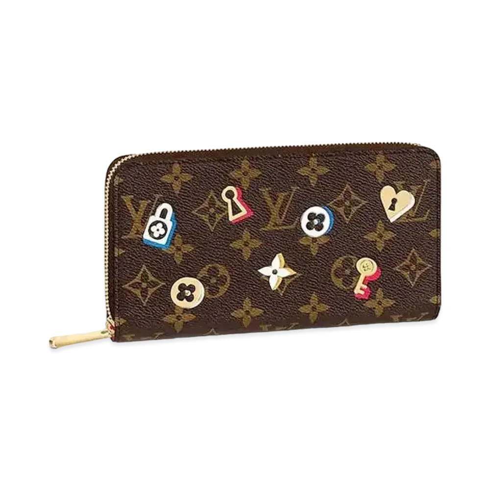 Louis Vuitton Love Lock Monogram Zippy Wallet