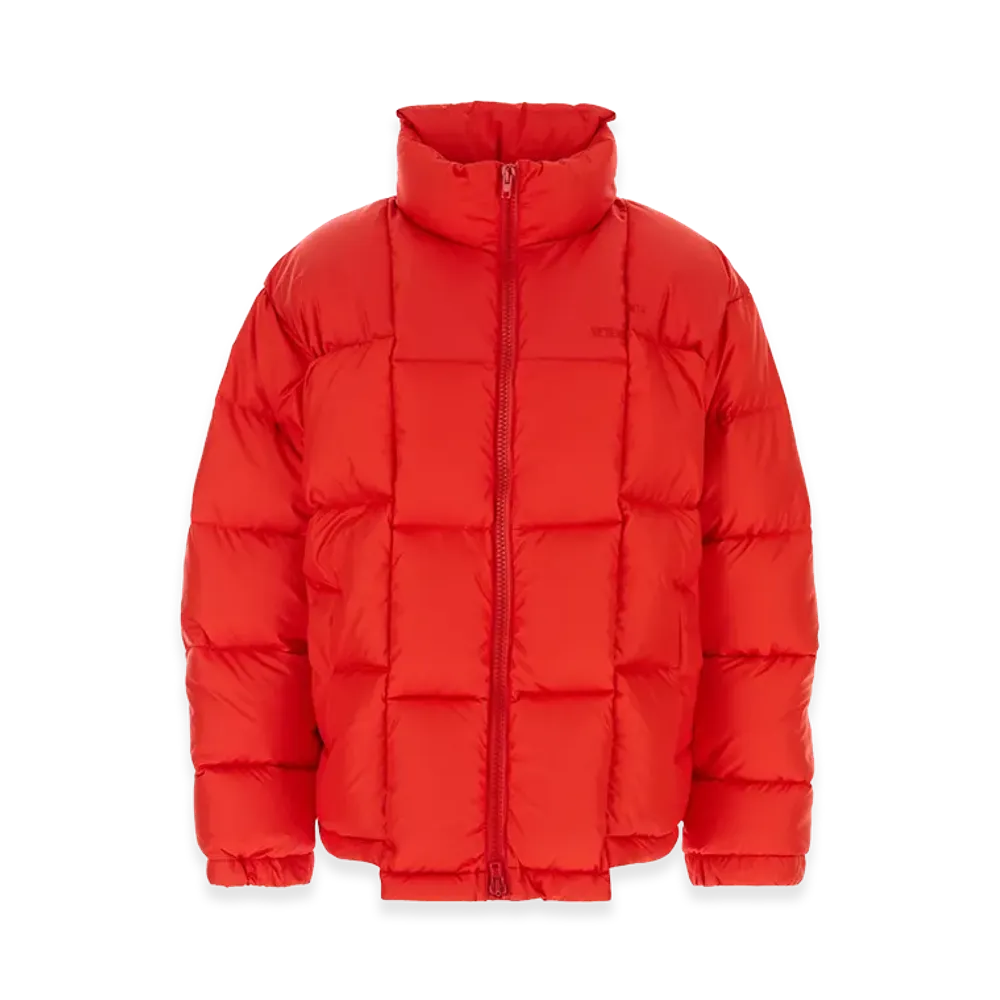 VETEMENTS Cut-Up Puffer Jacket "Red"