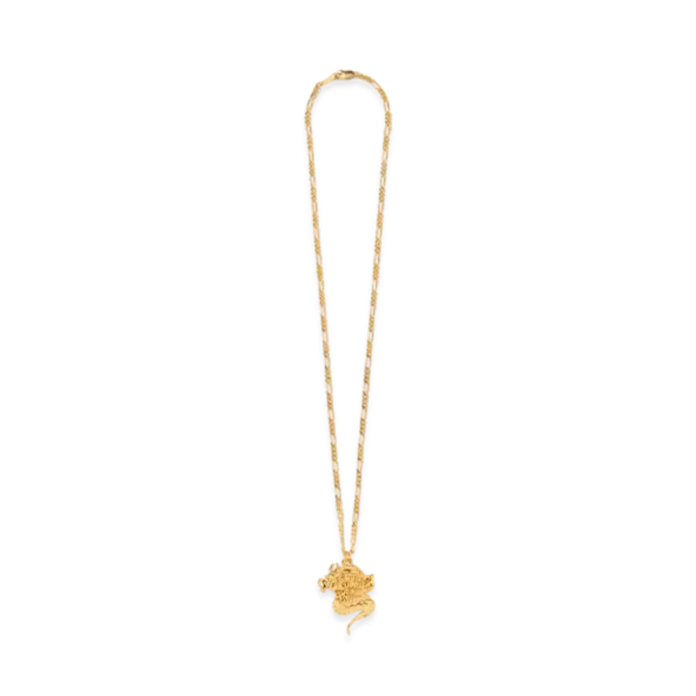 BlackEyePatch Og Dragon Pendant Necklace "Gold"