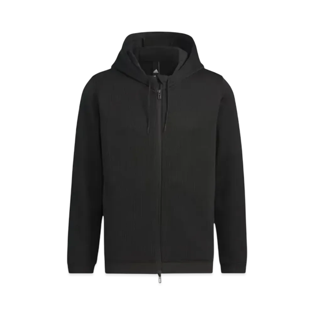 adidas QTR Knit Full Zip Parka "Black"