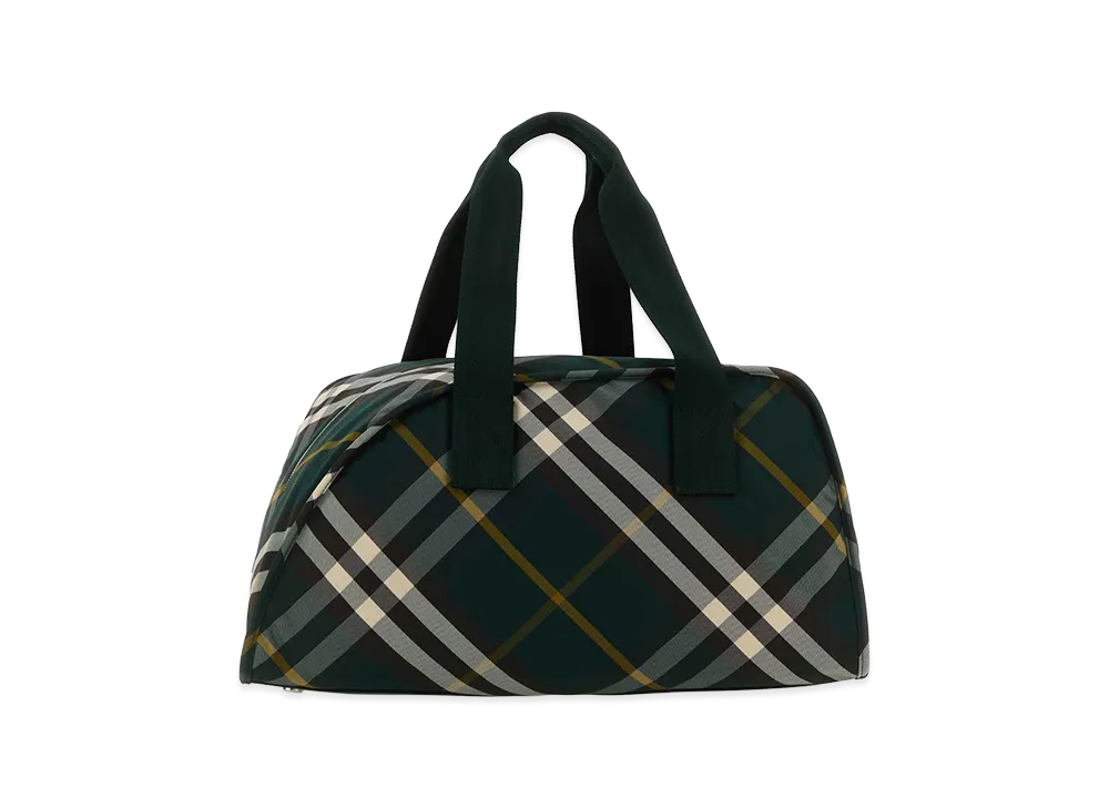 Burberry Printed Nylon Shield Travel Bag "Green"
