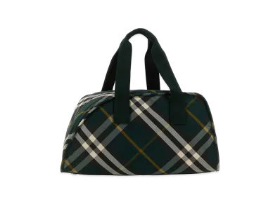 Burberry Printed Nylon Shield Travel Bag "Green"