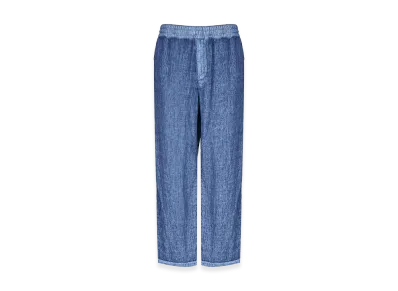Burberry Denim-Effect Linen Trousers "Light Wash"