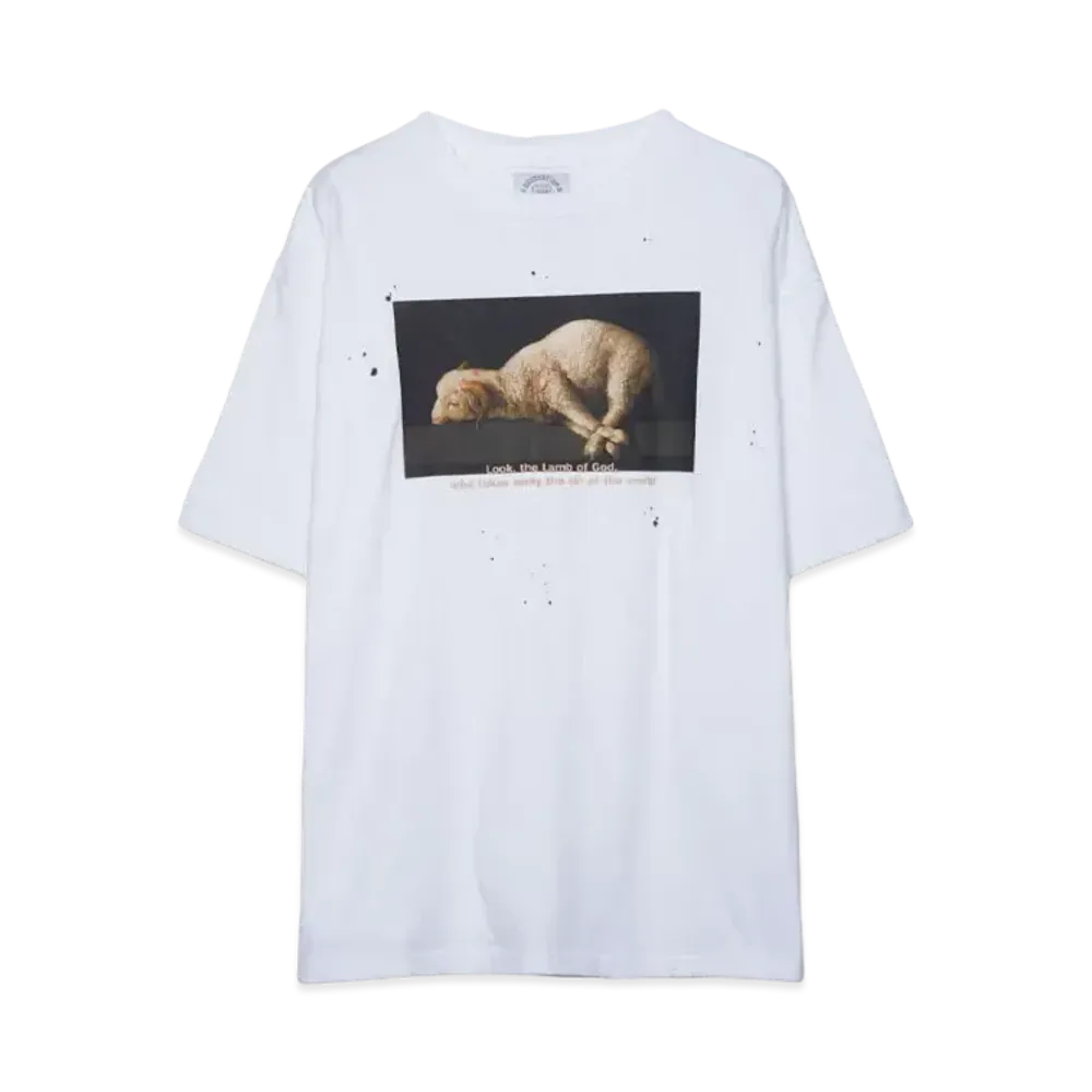 SOMEIT SHEEP VINTAGE TEE "WHITE"