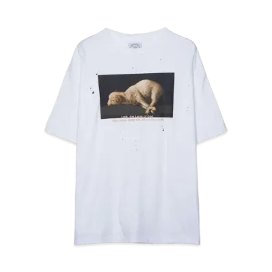 SOMEIT SHEEP VINTAGE TEE "WHITE"