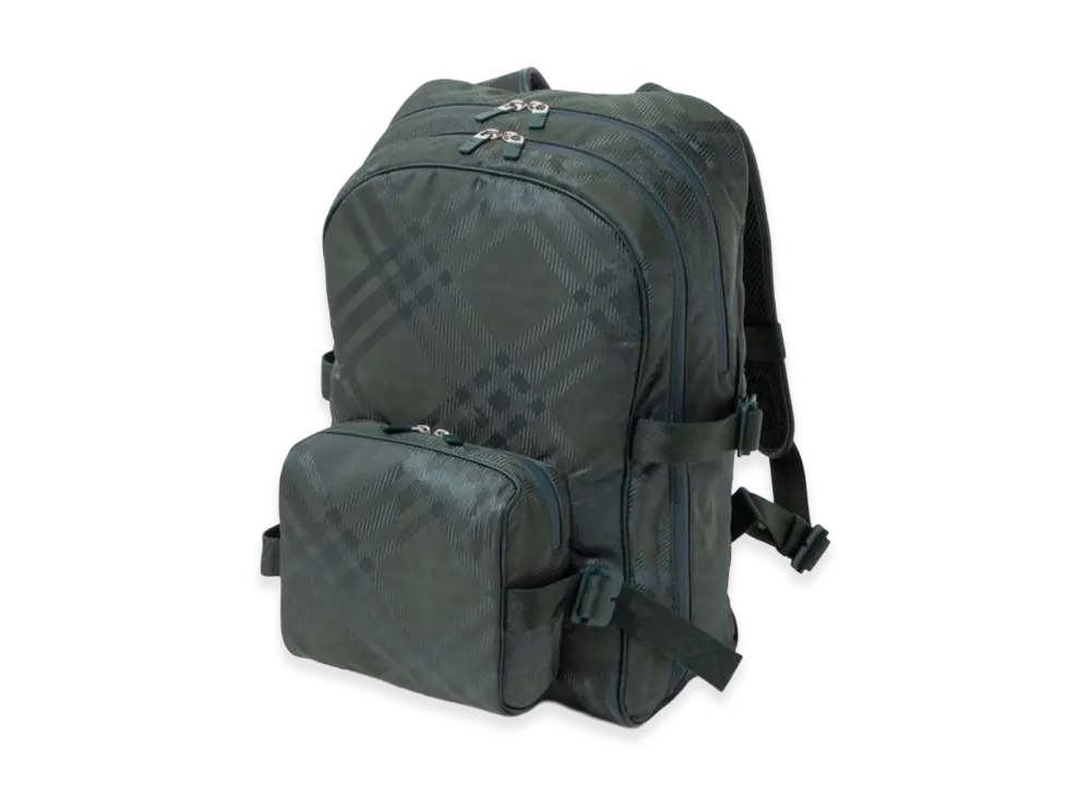 Burberry Check Jacquard Daypack "Black"