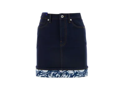Burberry Women's Denim Mini Skirt "Dark Blue"