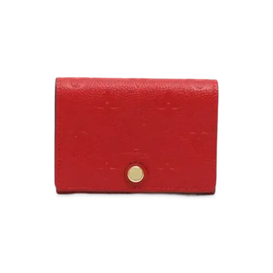 Louis Vuitton Enveloppe Carte de Visite Monogram Empreinte "Cerise"