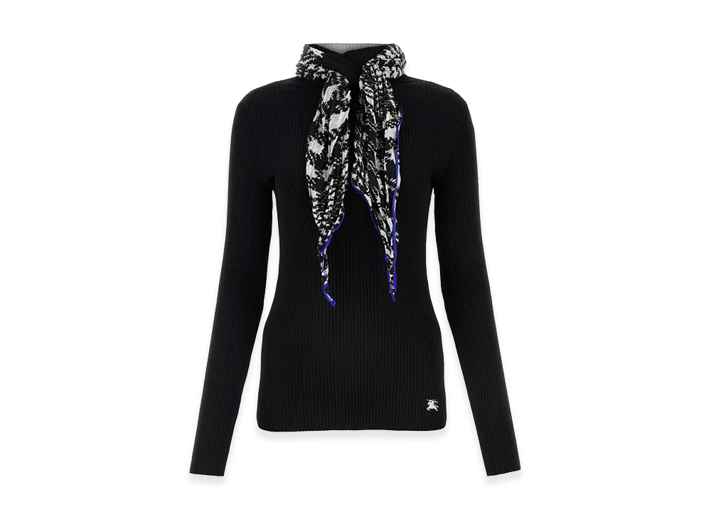 Burberry Women's Viscose Blend Sweater "Black"
