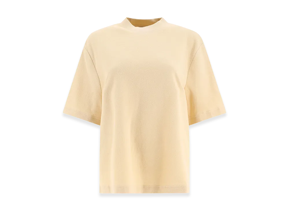 Burberry Women's Cream Terry Fabric Oversize T-Shirt "Beige"