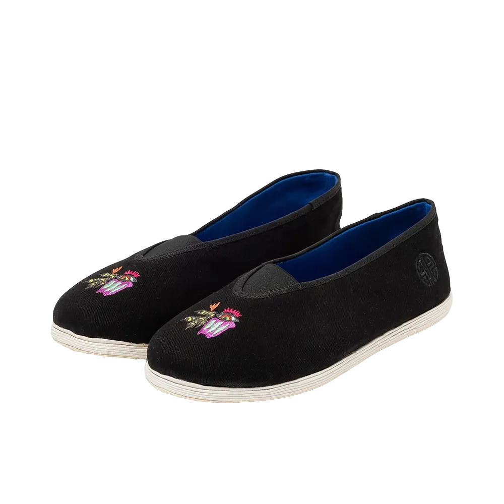 WTAPS x Shanghai Tang Tang / Slipon / Cotton.Shanghai Tang "Black"