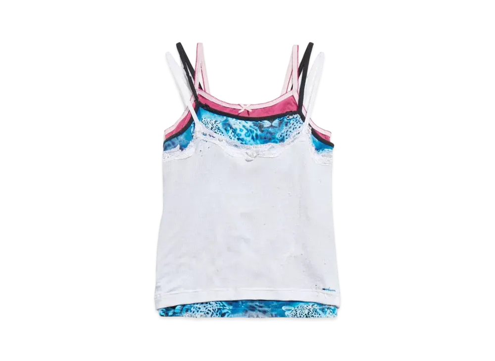 BALENCIAGA Men's Layered Top "Multi Color"