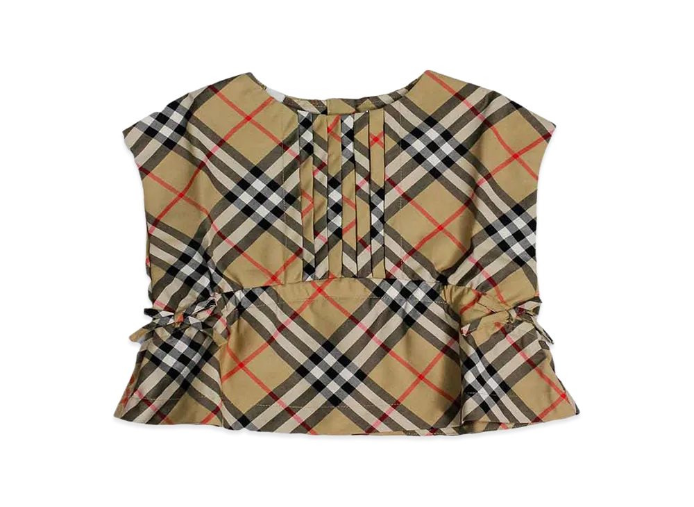 Burberry Kids Cotton Shirt "Beige"