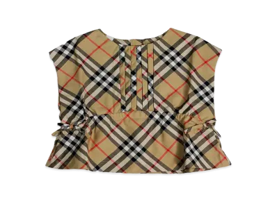Burberry Kids Cotton Shirt "Beige"