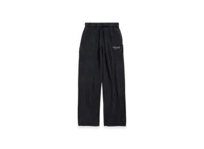 BALENCIAGA Political Campaign Inside Out Baggy Sweatpants "Black"