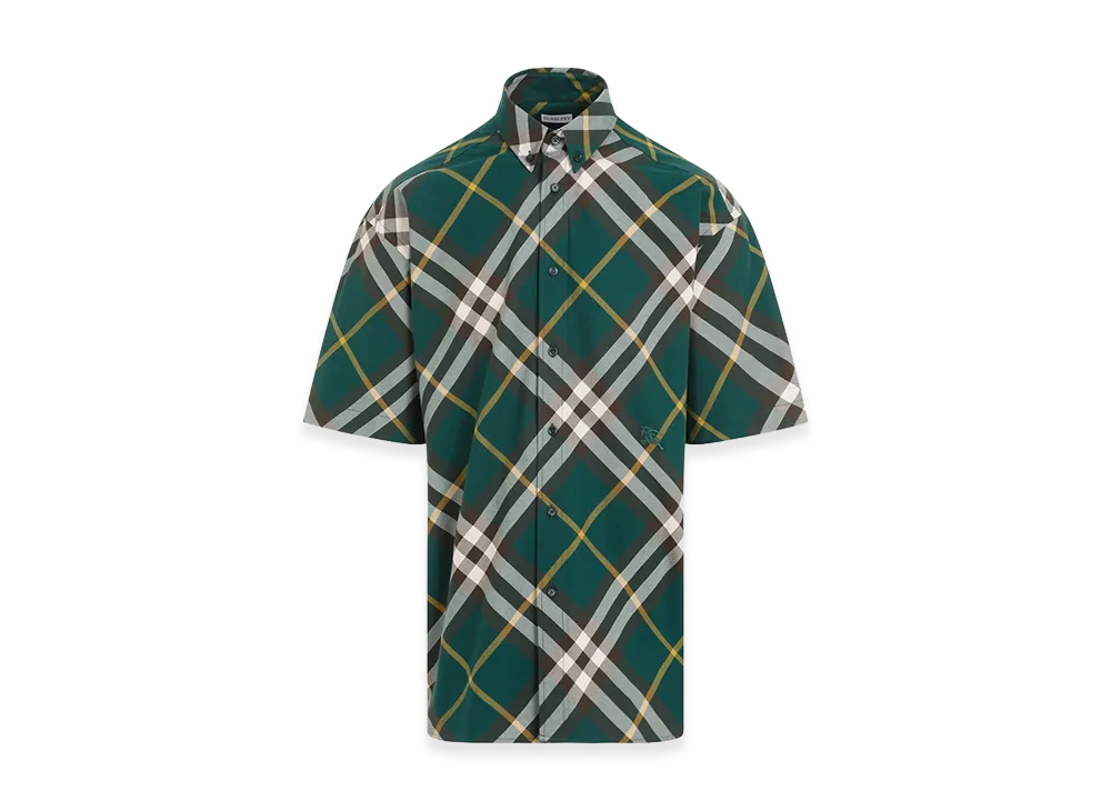 Burberry Cotton Shirt "Green"