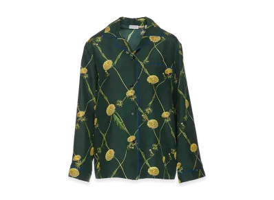 Burberry Women's Shirt With Buttons Regular Collar "Green"