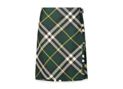 Burberry Women's Wool Skirt "Green"