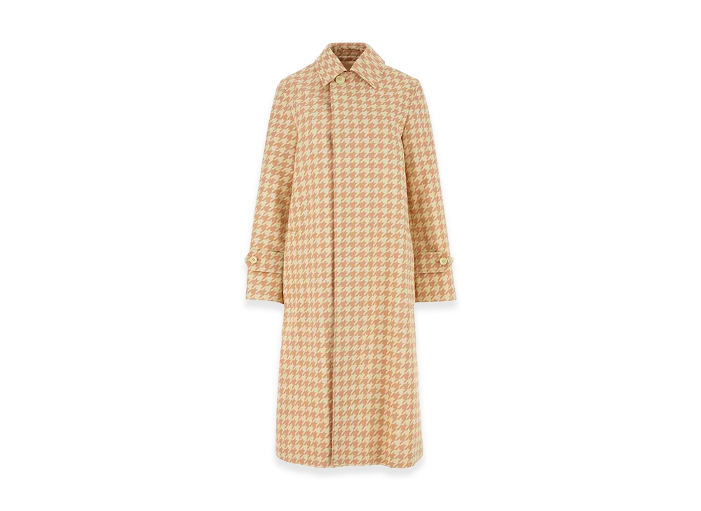 Burberry Women's Embroidered Twill Coat "Printed"