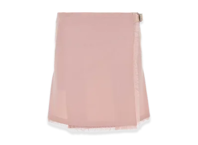 Burberry Women's Wool Mini Skirt "Pink"
