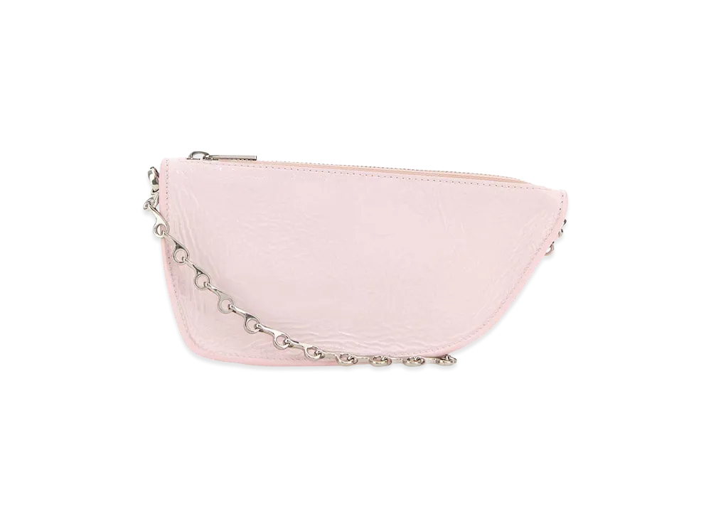 Burberry Women's Leather Micro Shield Shoulder Bag "Pastel Pink"