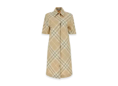 Burberry Women's Embroidered Cotton Shirt Dress "Printed"