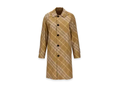 Burberry Women's Check Reversible Coat "Beige"