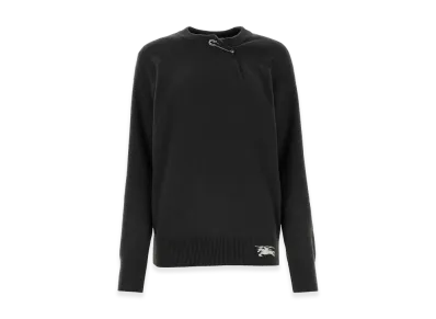 Burberry Women's Cashmere Sweater "Anthracite Gray"