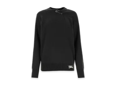 Burberry Women's Anthracite Cashmere Sweater "Gray"