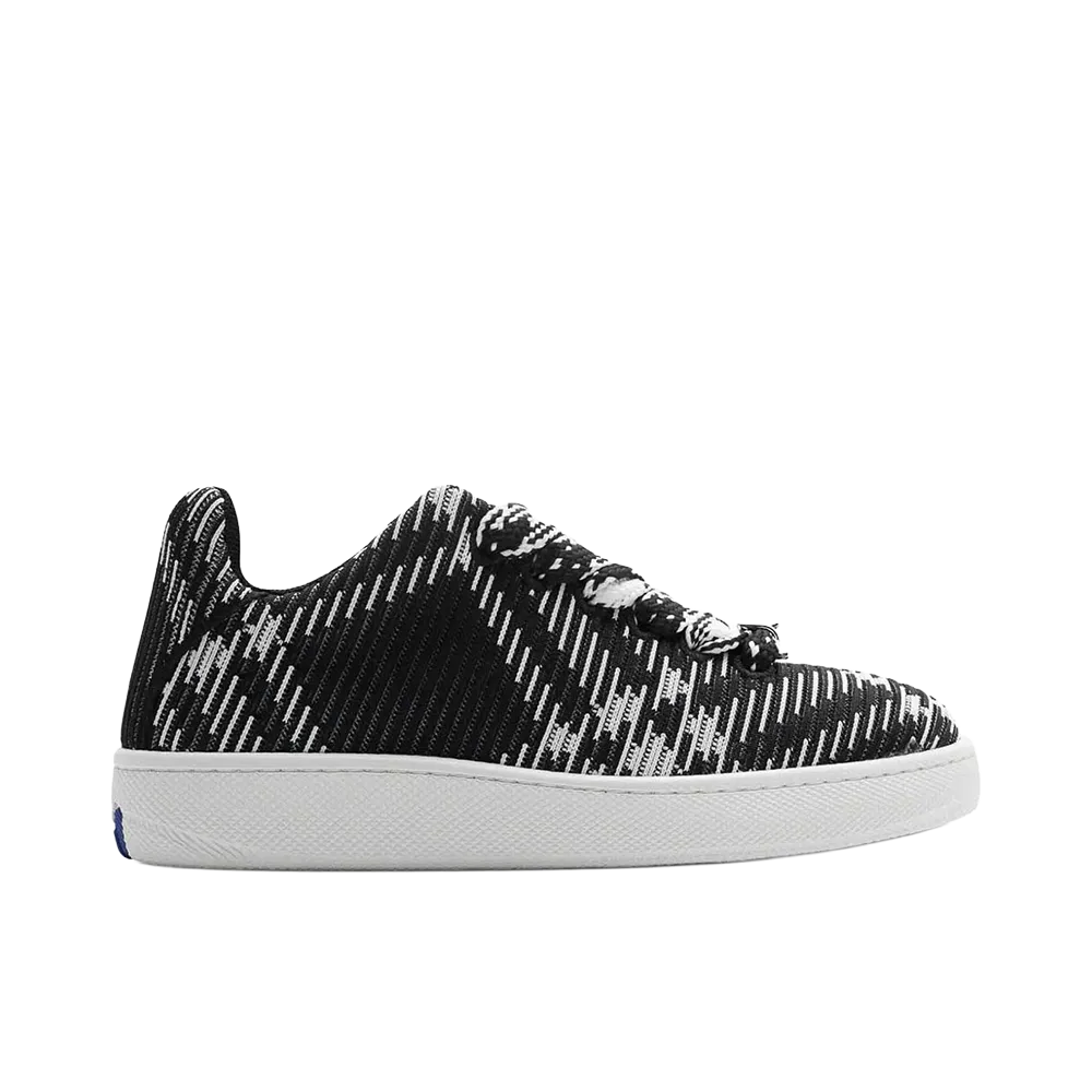 Burberry Women's Check Knit Low Top Sneaker "Black"