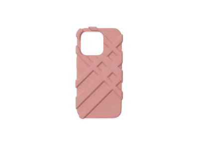 Burberry Check iPhone 15 Pro Case "Blush"