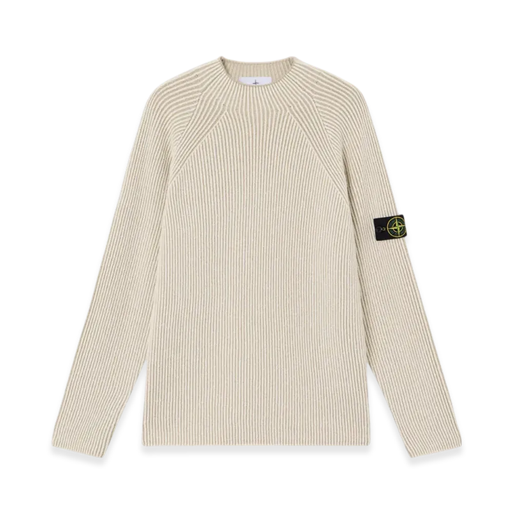 Stone Island 5100023 Vanise Full Rib RWS Wool "Ivory"